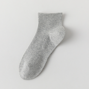 Men's 98% Cotton Breathable Mesh Ankle Socks - product photo showing breathable mesh comfort