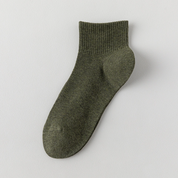 Men's 98% Cotton Breathable Mesh Ankle Socks - product photo showing breathable mesh comfort