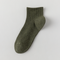 Men's 98% Cotton Breathable Mesh Ankle Socks - product photo showing breathable mesh comfort