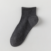 Men's 98% Cotton Breathable Mesh Ankle Socks - product photo showing breathable mesh comfort