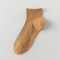 Men's 98% Cotton Breathable Mesh Ankle Socks - product photo showing breathable mesh comfort