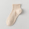 Men's 98% Cotton Breathable Mesh Ankle Socks - product photo showing breathable mesh comfort