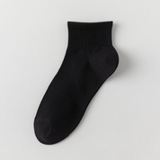 Men's 98% Cotton Breathable Mesh Ankle Socks - product photo showing breathable mesh comfort