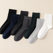 Men's 99% Supima® Cotton Wide-Ribbed Crew Socks