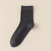 Men's 99% Supima® Cotton Wide-Ribbed Crew Socks