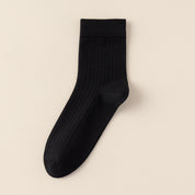 Men's 99% Supima® Cotton Wide-Ribbed Crew Socks