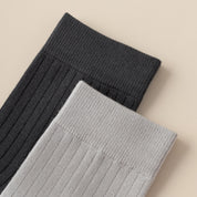Men's 99% Supima® Cotton Wide-Ribbed Crew Socks