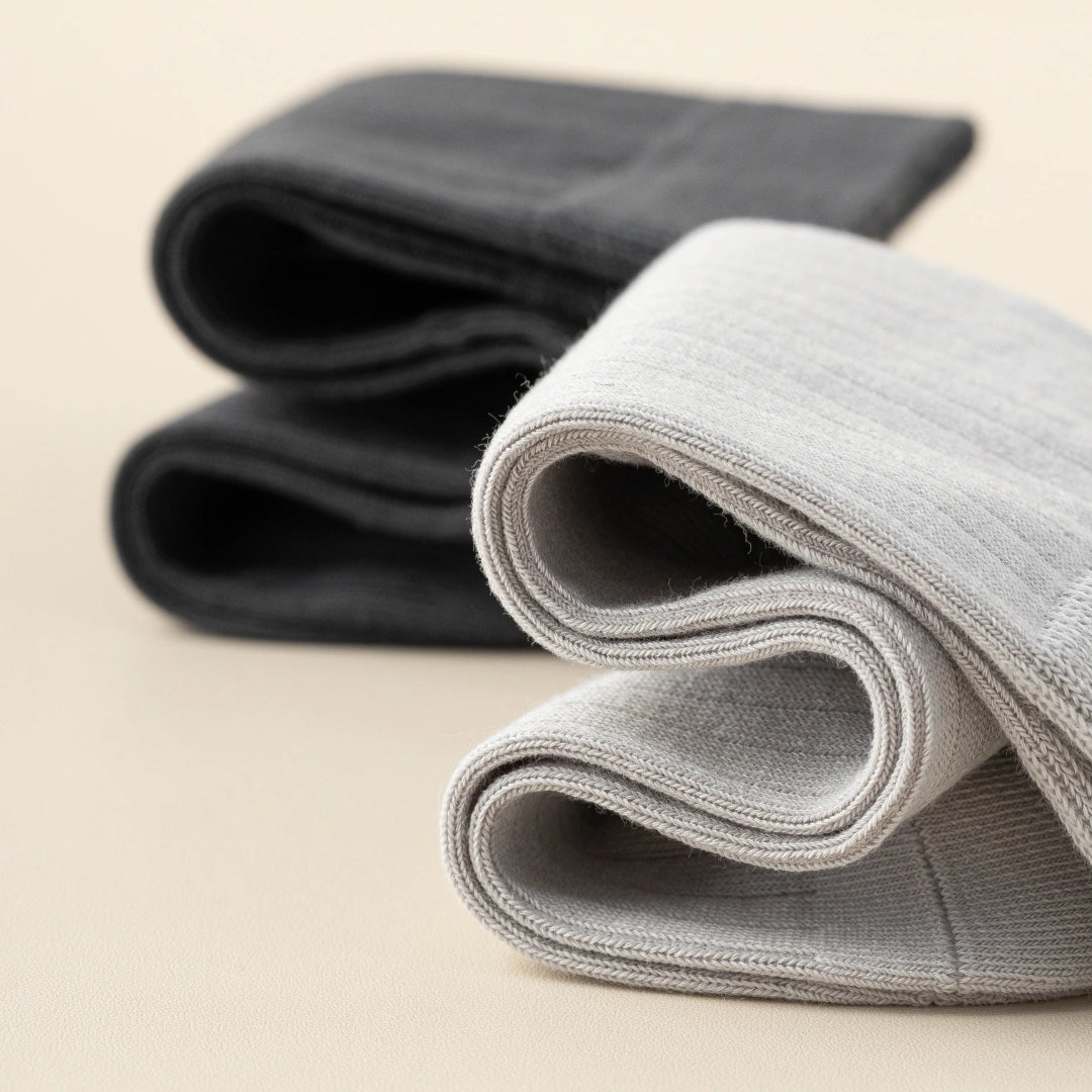 Men's 99% Supima® Cotton Wide-Ribbed Crew Socks