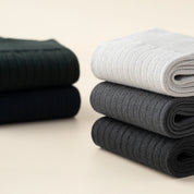 Men's 99% Supima® Cotton Wide-Ribbed Crew Socks