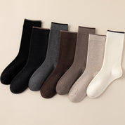 Women's Brushed Cashmere Blend 7.5" Crew Socks