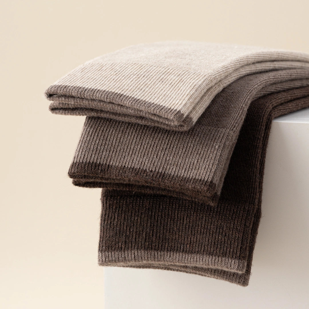 Women's Brushed Cashmere Blend 7.5" Crew Socks