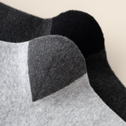 Men's 98% Cotton 5" Color-Block Full Terry Crew Socks