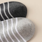 Men's 99% Combed Cotton Striped Bed & Sleep Socks