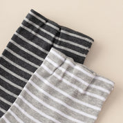 Men's 99% Combed Cotton Striped Bed & Sleep Socks