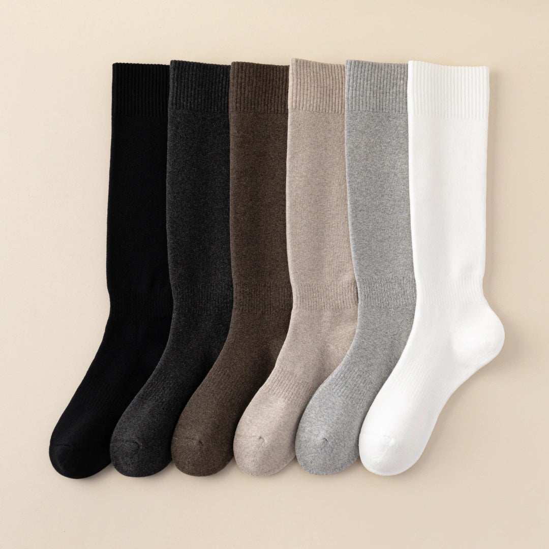 Men's 99% Cotton Over-the-Calf Terry Tube Socks