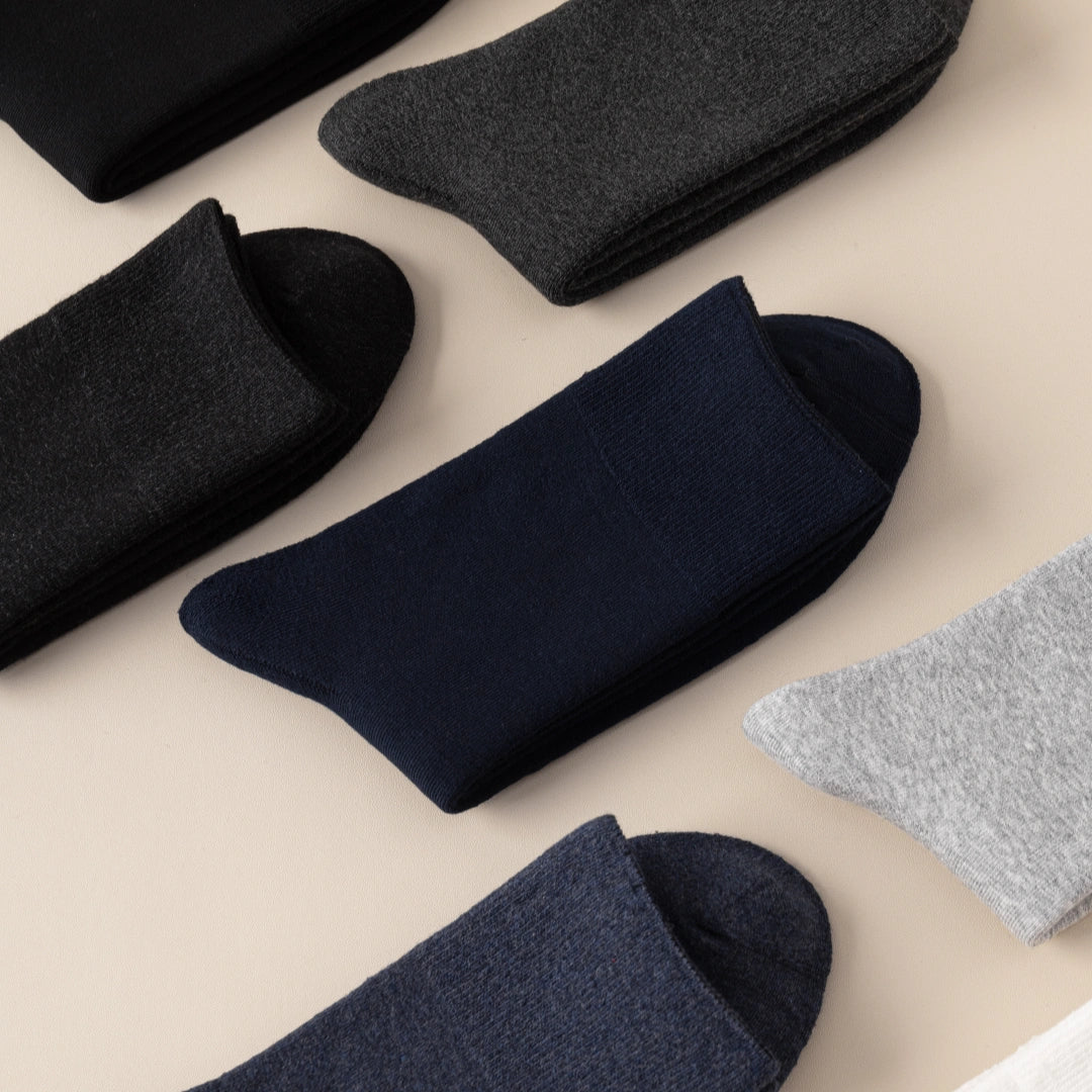Men's 98% Cotton 5.5" Full Terry Crew Socks