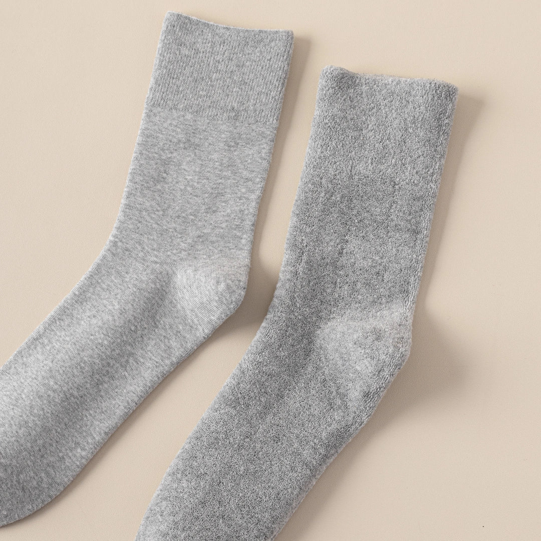 Men's 98% Cotton 5.5" Full Terry Crew Socks