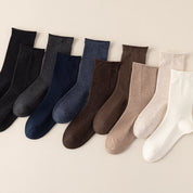 Women's TENCEL™ & Merino Wool Blend 6.3" Rolled Cuff Crew Socks