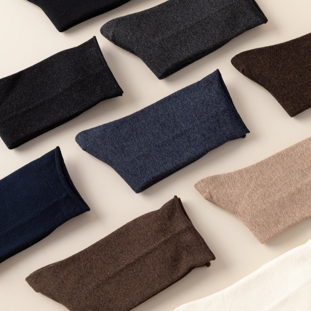 Women's TENCEL™ & Merino Wool Blend 6.3" Rolled Cuff Crew Socks