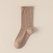Women's TENCEL™ & Merino Wool Blend 6.3" Rolled Cuff Crew Socks