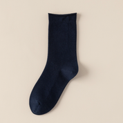 Women's TENCEL™ & Merino Wool Blend 6.3" Rolled Cuff Crew Socks