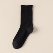 Women's TENCEL™ & Merino Wool Blend 6.3" Rolled Cuff Crew Socks