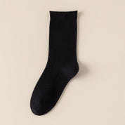 Women's TENCEL™ & Merino Wool Blend 6.3" Rolled Cuff Crew Socks