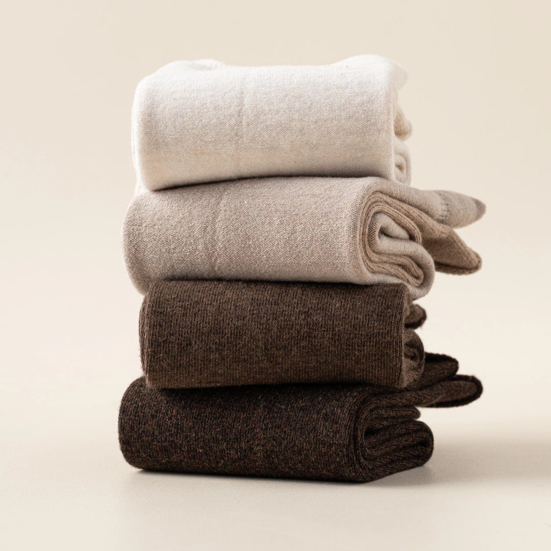 Women's TENCEL™ & Merino Wool Blend 6.3" Rolled Cuff Crew Socks