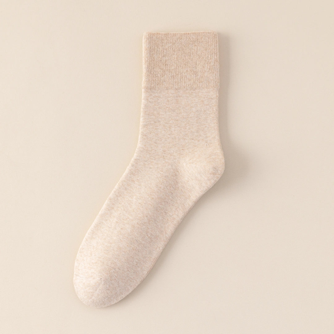 Women's 98% Premium Cotton 5.8" Fully Cushioned Terry Warm Crew Socks