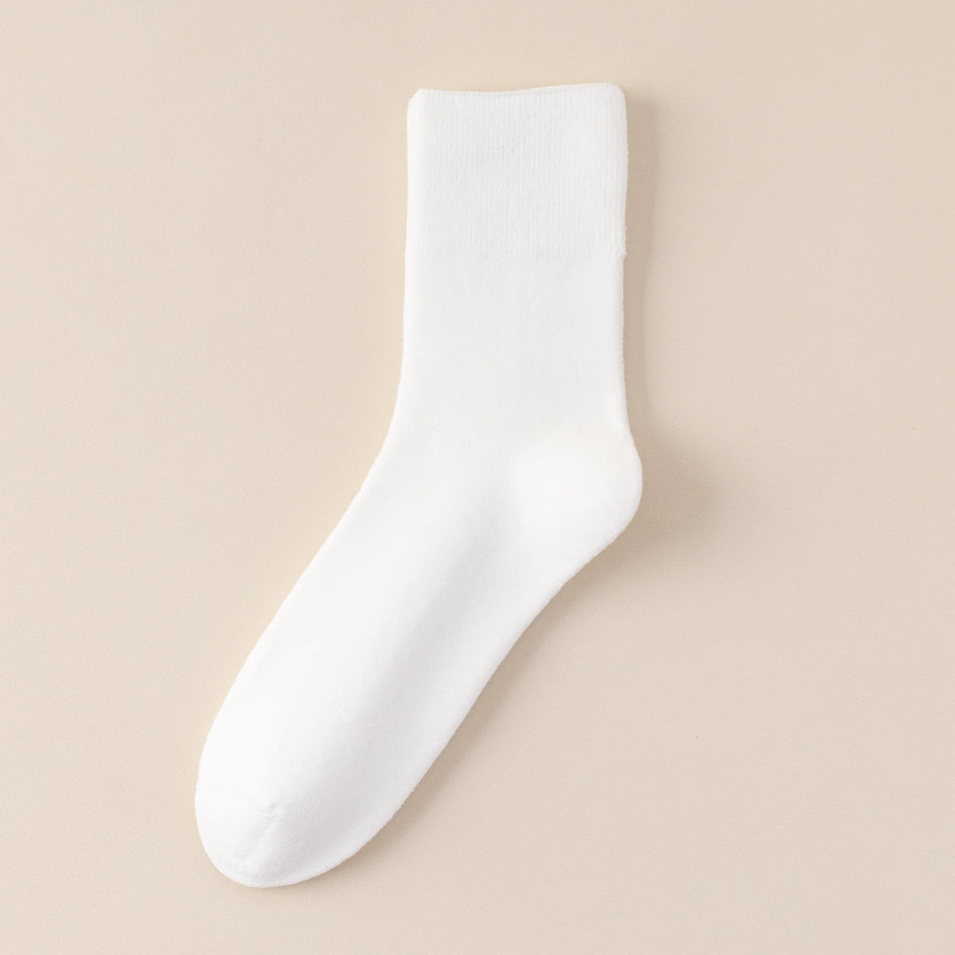 Women's 98% Premium Cotton 5.8" Fully Cushioned Terry Warm Crew Socks