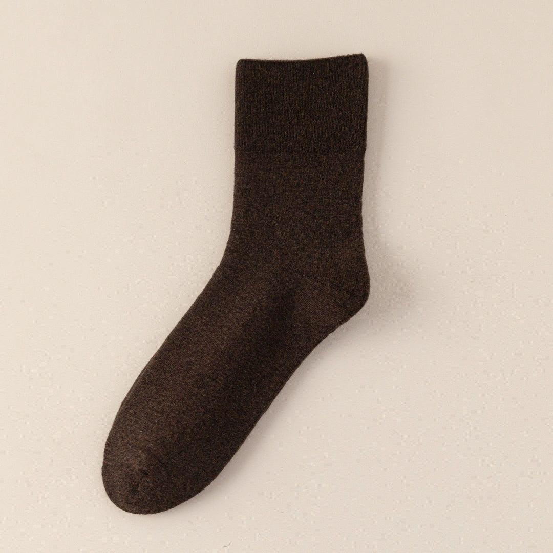 Women's 98% Premium Cotton 5.8" Fully Cushioned Terry Warm Crew Socks