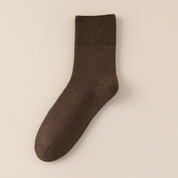 Women's 98% Premium Cotton 5.8" Fully Cushioned Terry Warm Crew Socks