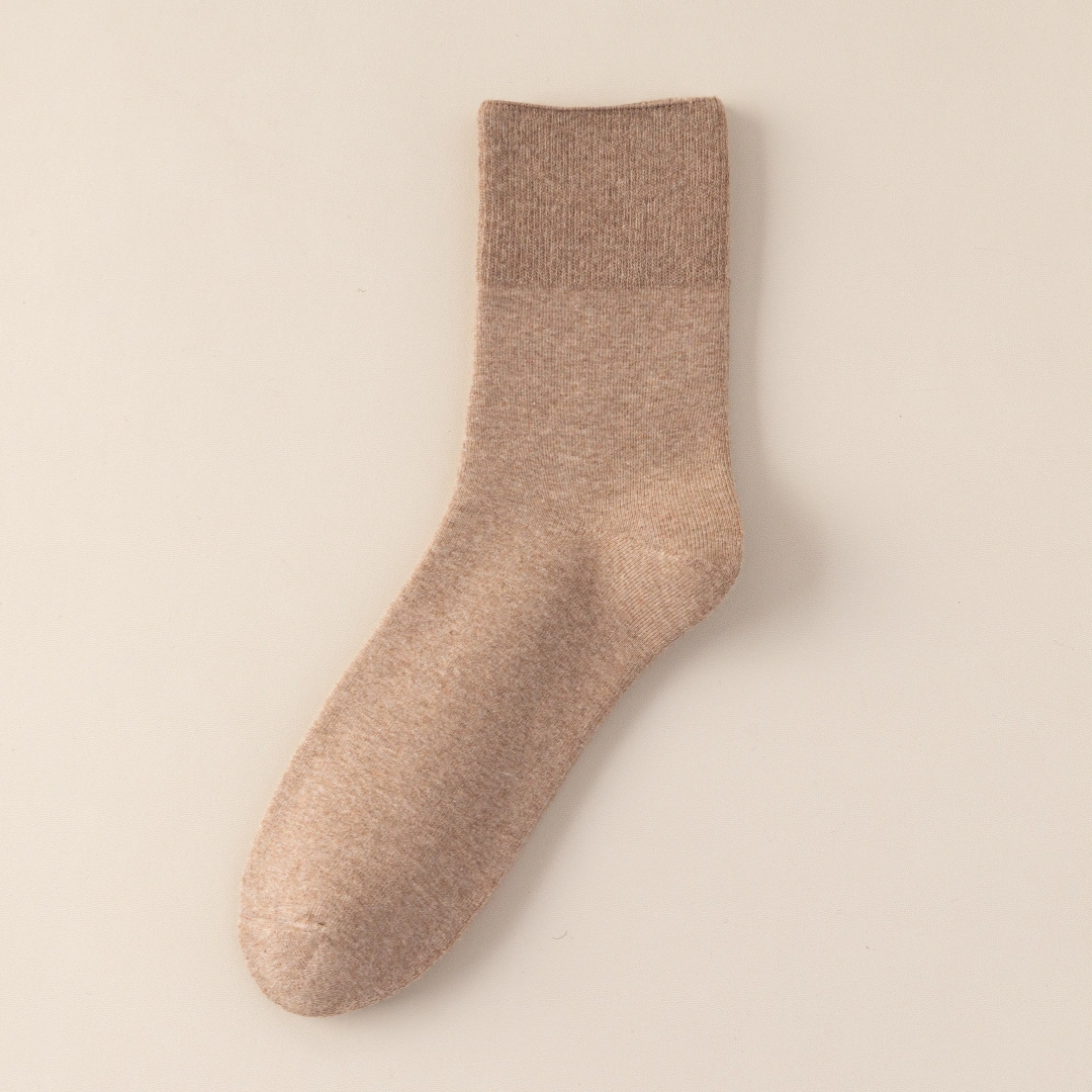 Women's 98% Premium Cotton 5.8" Fully Cushioned Terry Warm Crew Socks