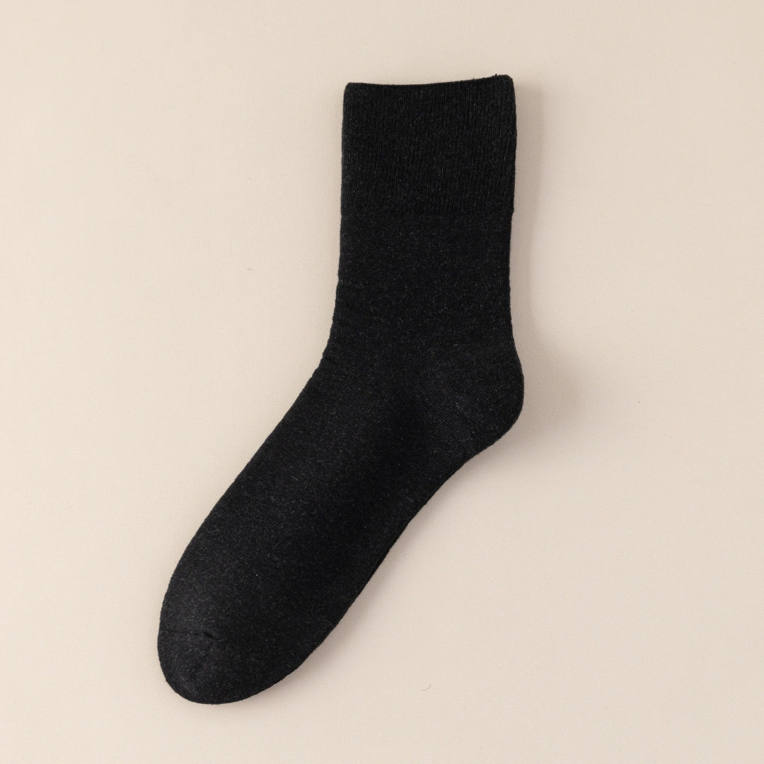Women's 98% Premium Cotton 5.8" Fully Cushioned Terry Warm Crew Socks