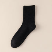 Women's 98% Premium Cotton 5.8" Fully Cushioned Terry Warm Crew Socks