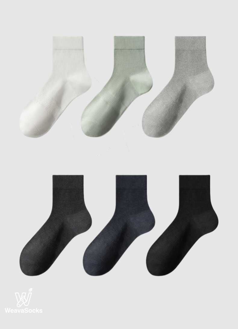 Men's Silk-Linen Ankle Socks-1 Pack