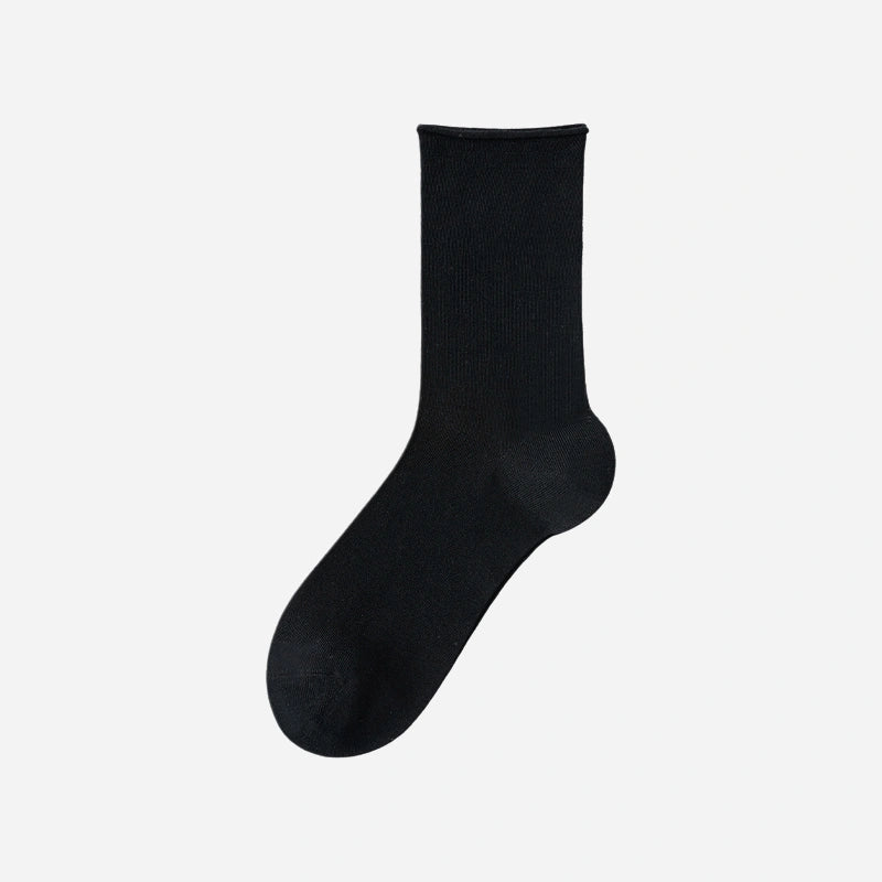 Women's 5.5" Luxury 6A Silk Roll Top Socks