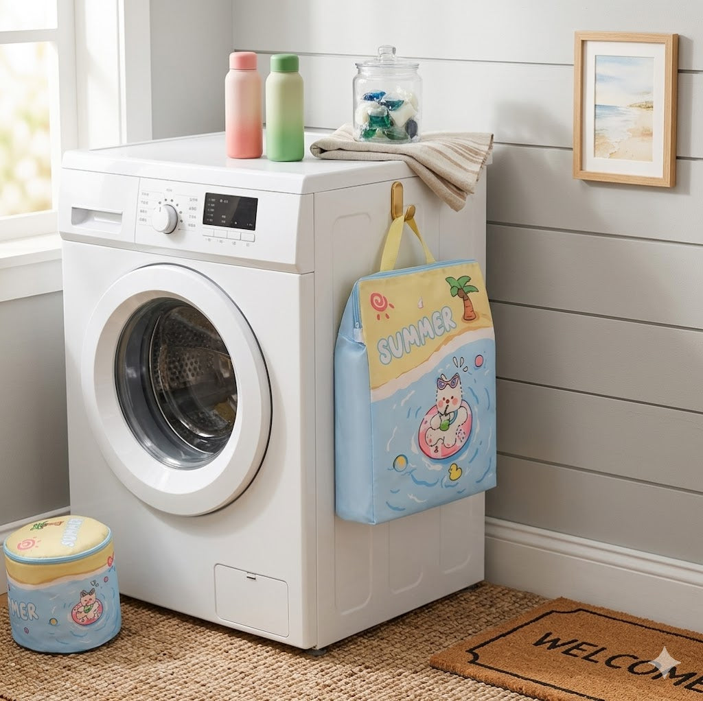 "The Sock Guardian" 3D Mesh Laundry Wash Bag