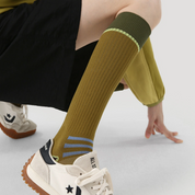 Women's Mild Compression Performance Sport Socks - product photo showing seamless stretch comfort