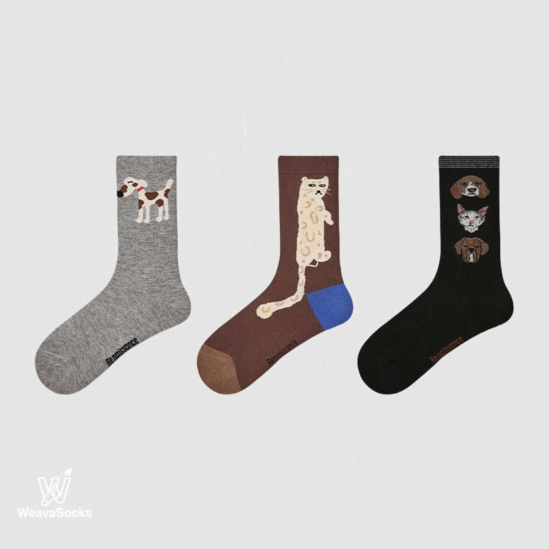 Women's Canine Cubism Pack-3 Pack