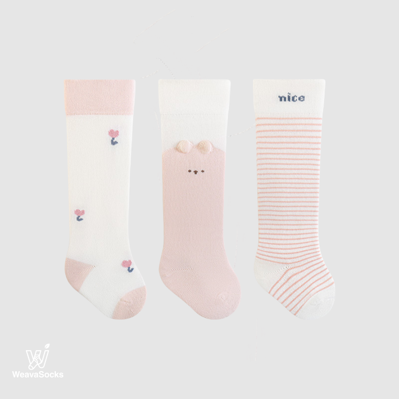 Babies' Sunshine & Sprouts Knee-Highs-3 Pack