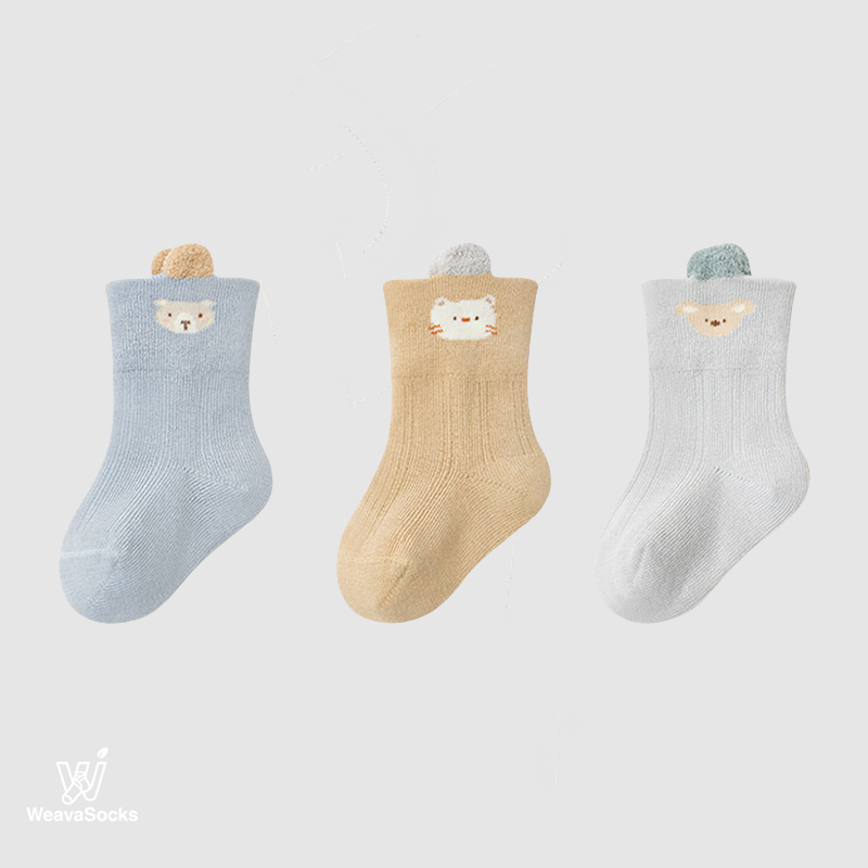 Babies' Australian Cotton Ankle Socks-3 Pack