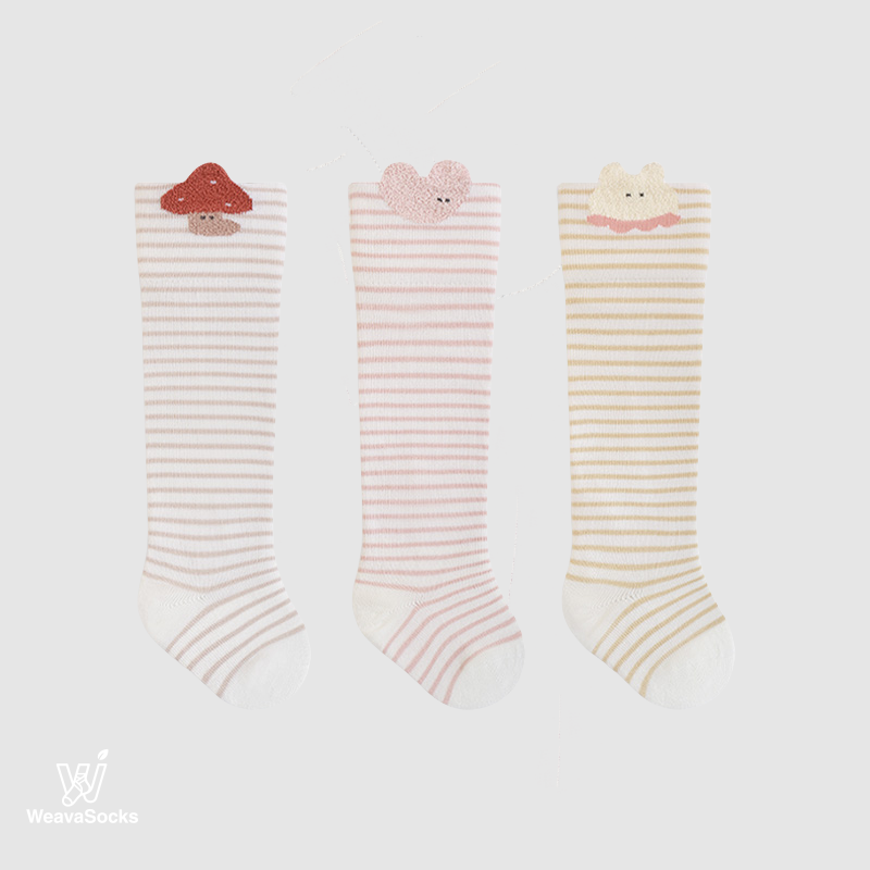 Babies' Over-the-Knee Socks-3 Pack