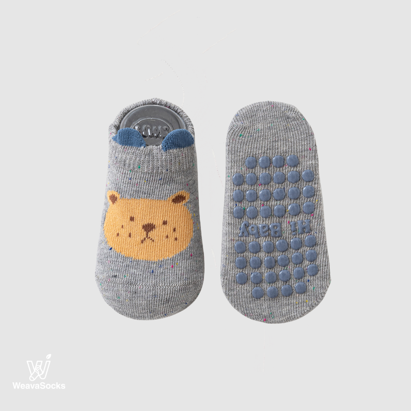 Babies' No-Show Grip Socks-1 Pack