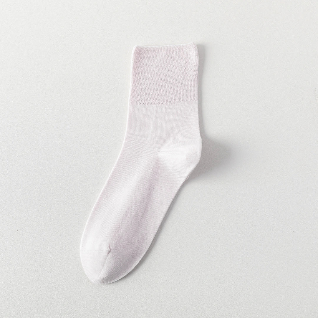 Women's 99% Cotton Ultra-Thin Non-Binding Summer Socks - product photo showing soft cotton comfort