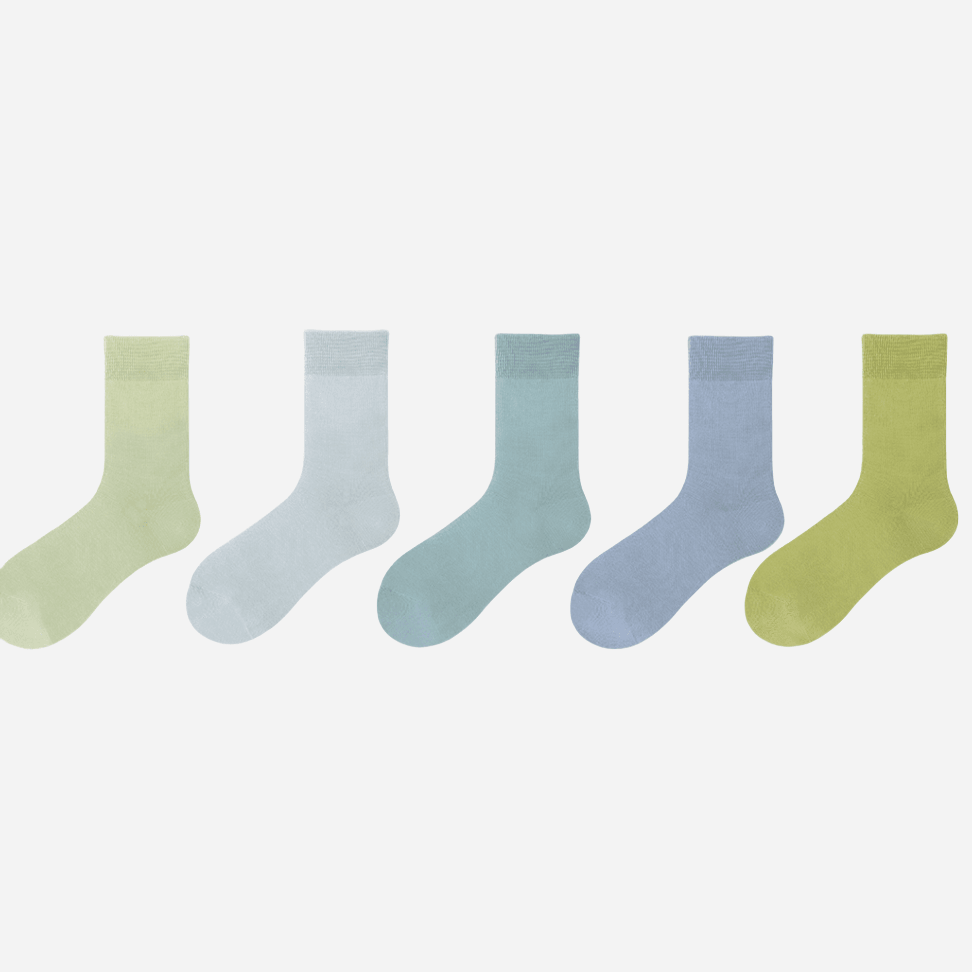 Women's The Chromatic Comfort Crew Socks-5 Pack - Weavasocks