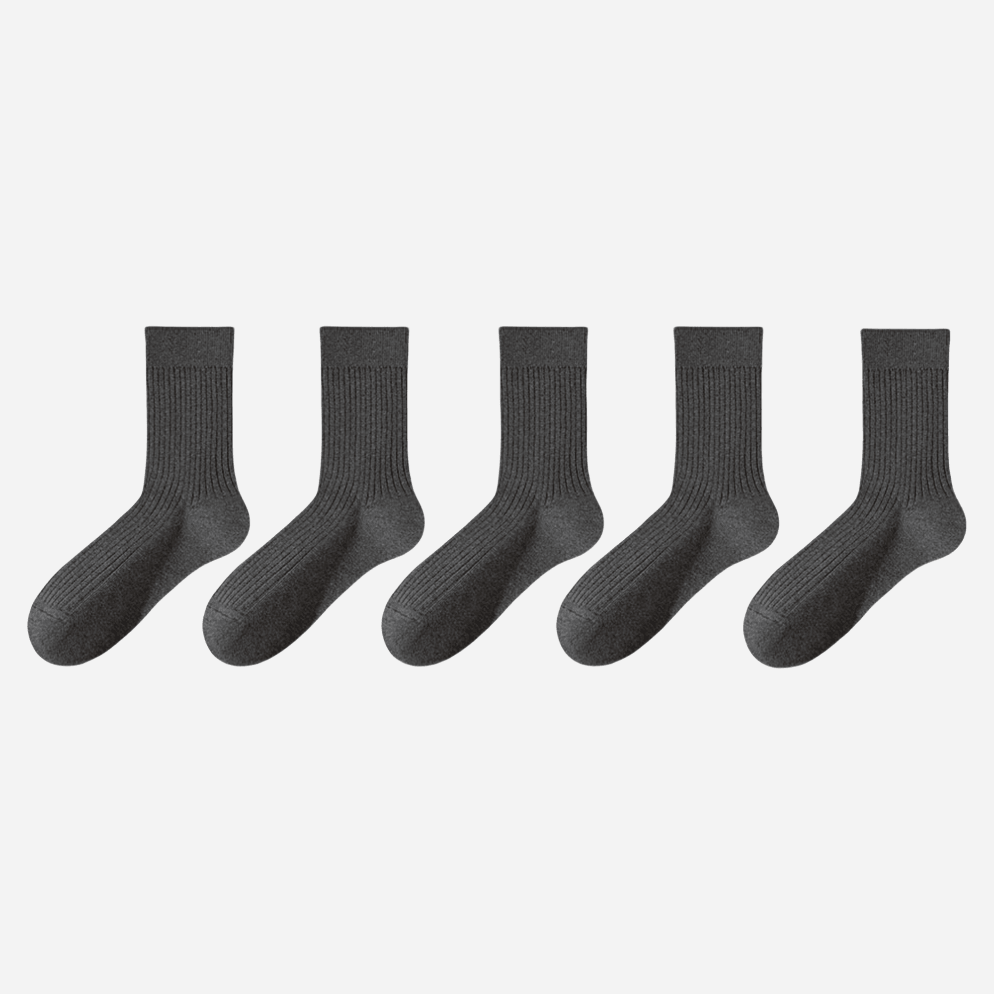 Men's All-Weather Ribbed Socks-5 Pack - Weavasocks