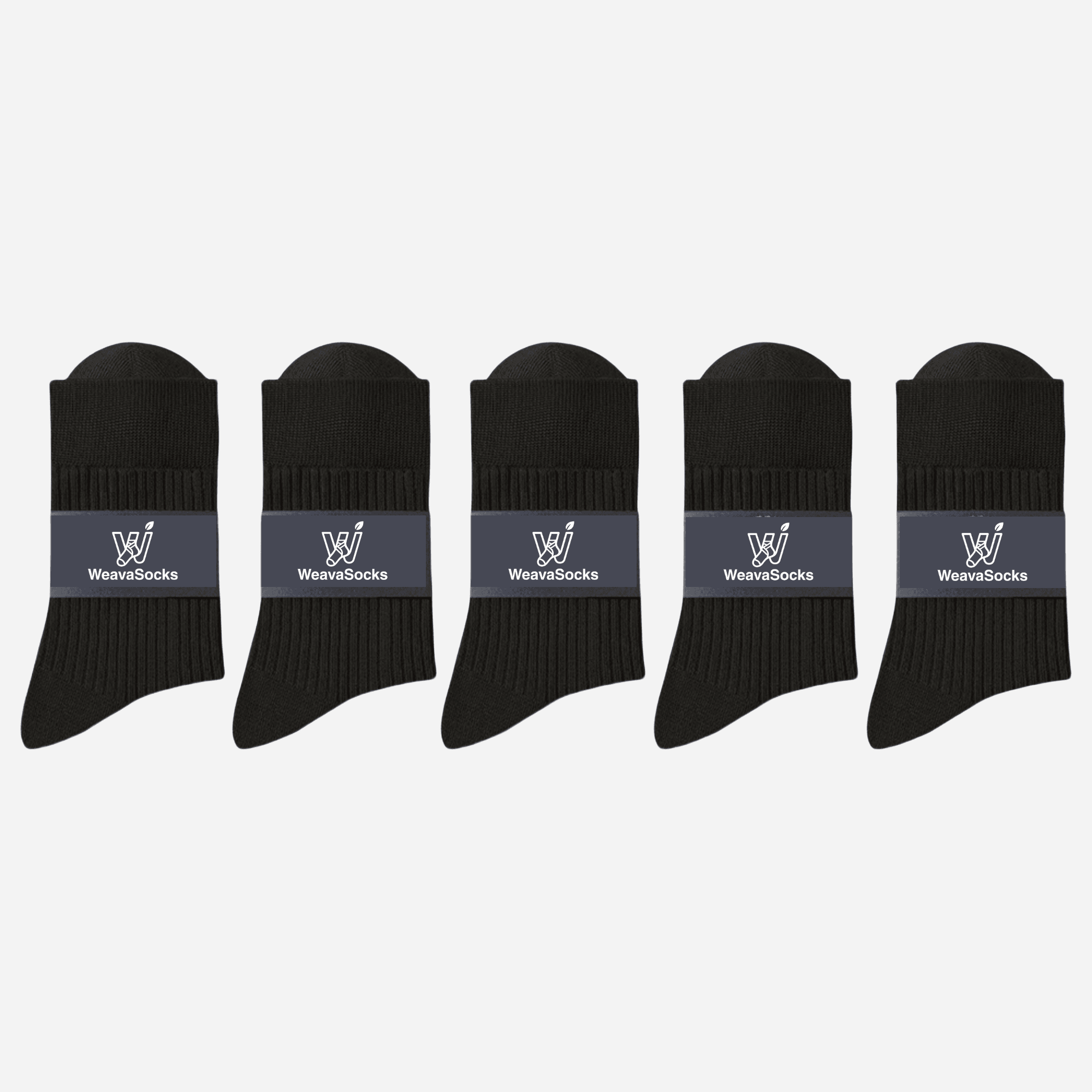 Men's Combed Cotton Dress Socks-5 Pack - Weavasocks