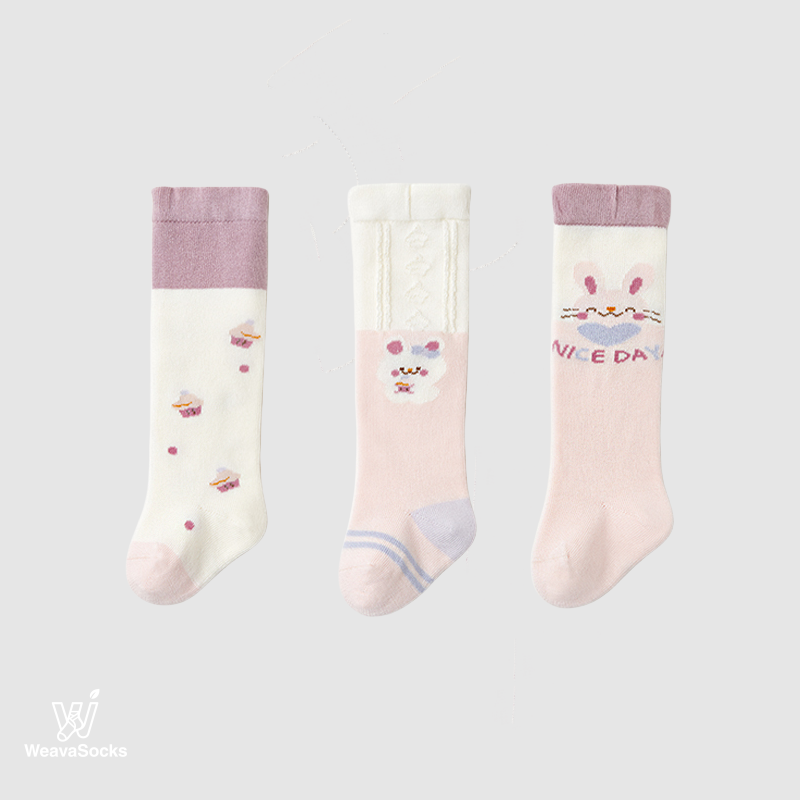 Babies' Baby Knee-High Socks-3 Pack