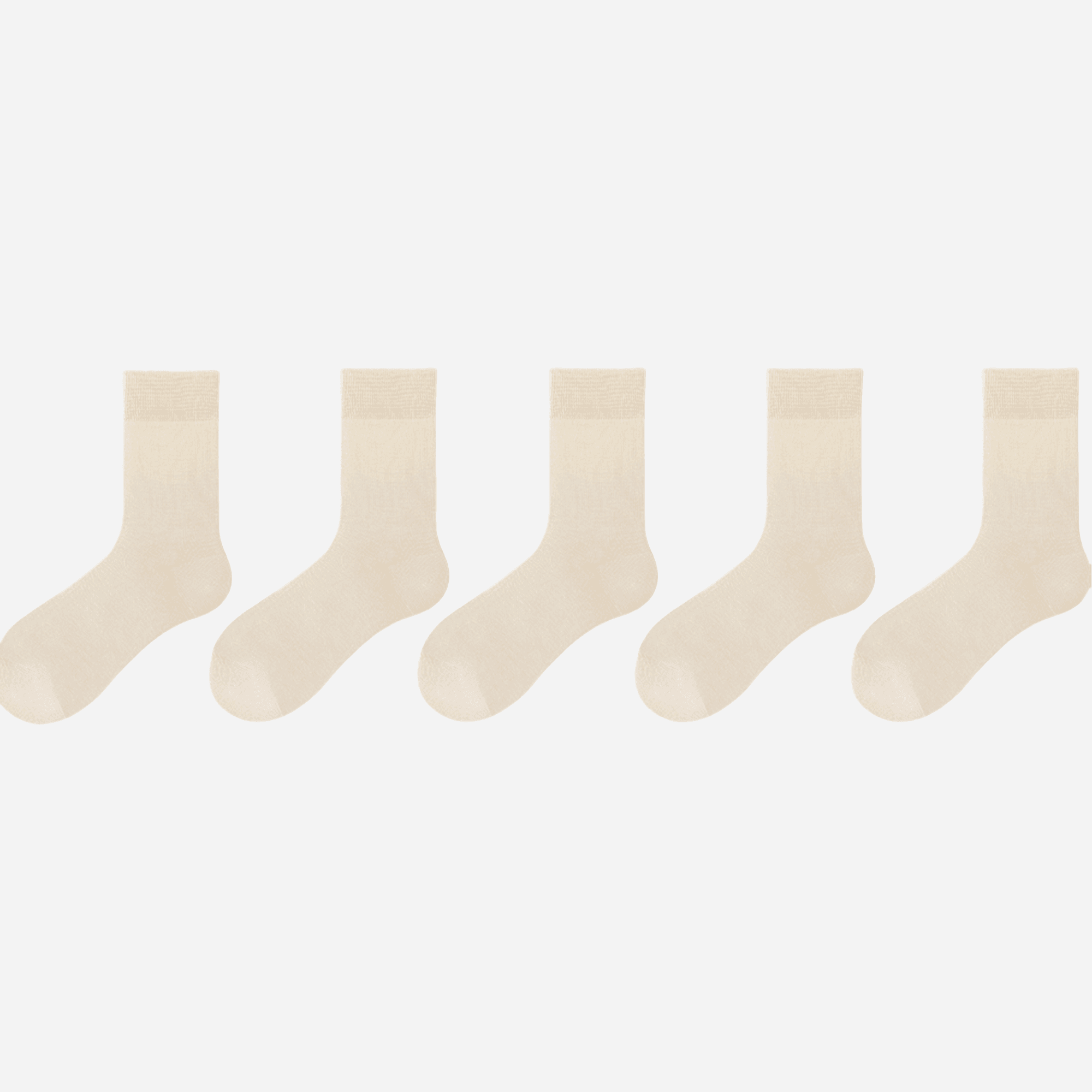 Women's Everyday Cotton Crew Socks - 5 Pairs - Weavasocks